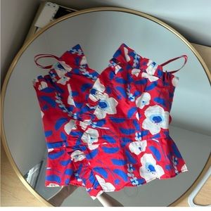 NWT Anthropologie hutch strapless top